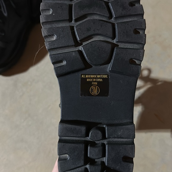 Black girl combat boots - Picture 2 of 2